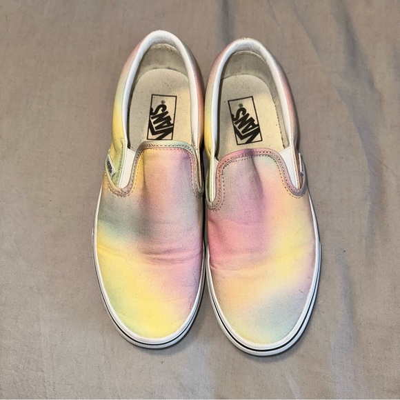 Pastel Rainbow Vans - Picture 2 of 7